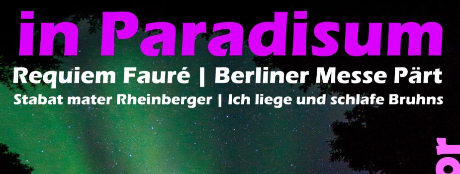 Voorjaarsconcert: In Paradisum
